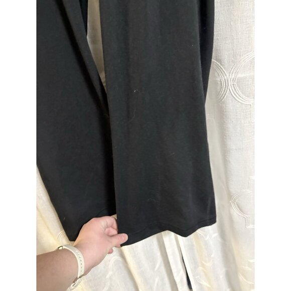 Velocity Active Stretch Margot Flare Black Wide Leg Yoga Pants Size 1X Women’s - Picture 3 of 9